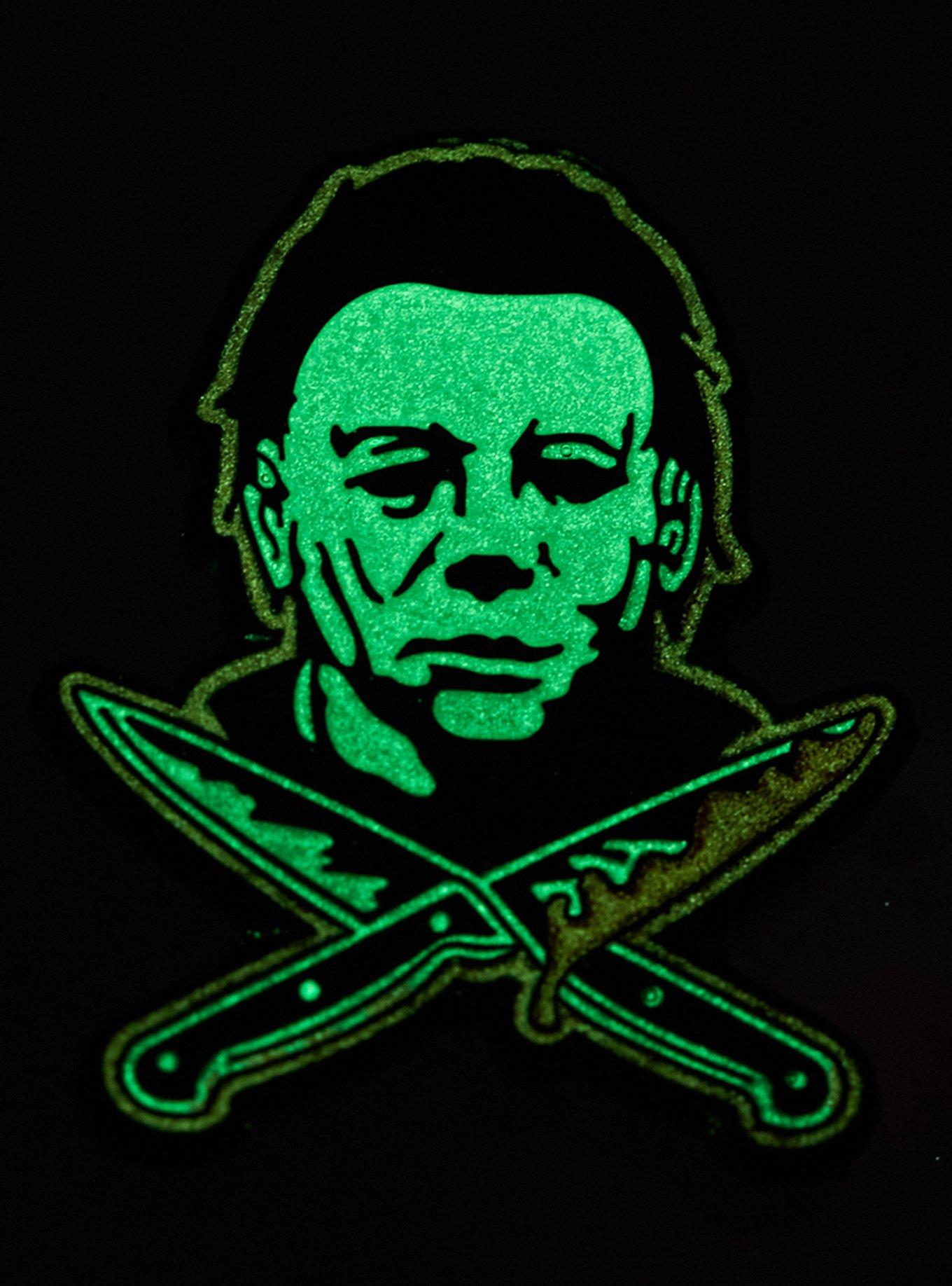 Halloween Michael Myers Knives Enamel Pin, , alternate