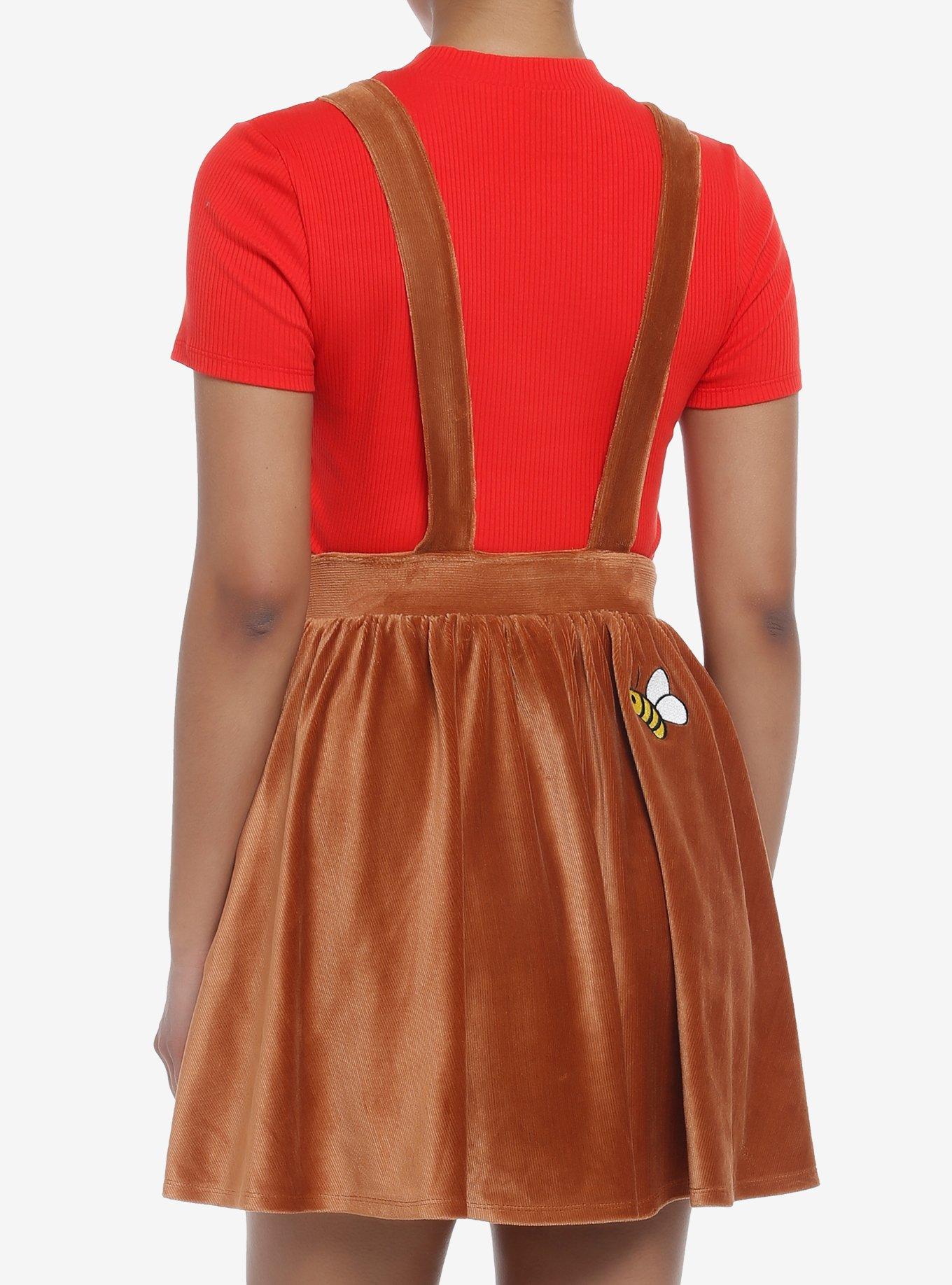 Disney Winnie The Pooh Corduroy Skirtall, BROWN, alternate