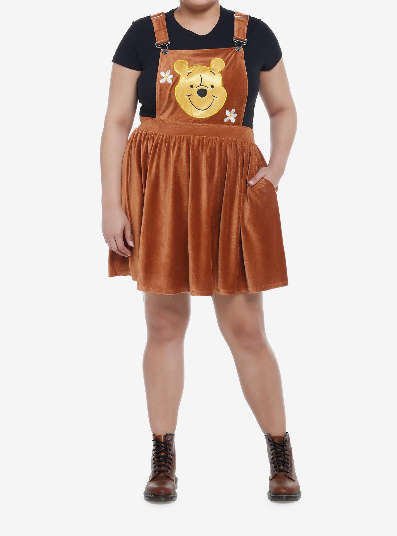 Disney Winnie The Pooh Corduroy Skirtall Plus Size, BROWN, alternate