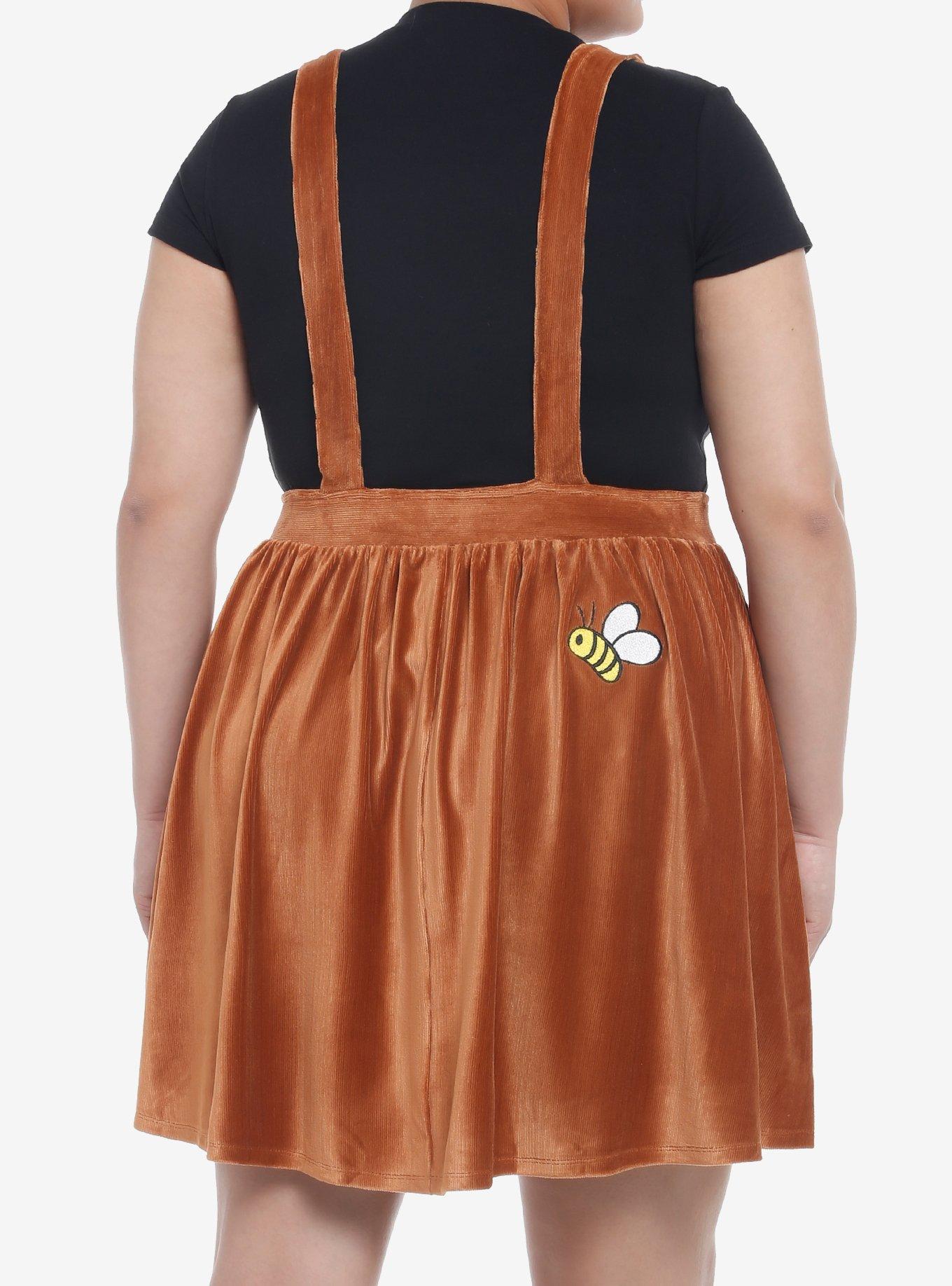 Disney Winnie The Pooh Corduroy Skirtall Plus Size, BROWN, alternate