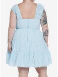Sweet Society Baby Blue Tiered Dress Plus Size, MULTI, alternate