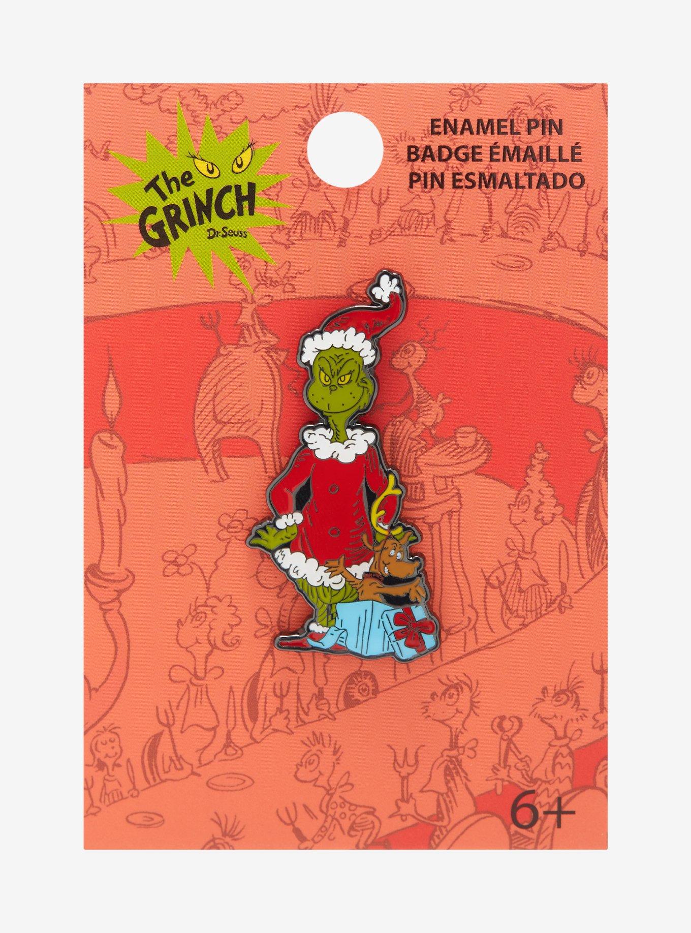 Loungefly How The Grinch Stole Christmas! Santa Enamel Pin, , alternate