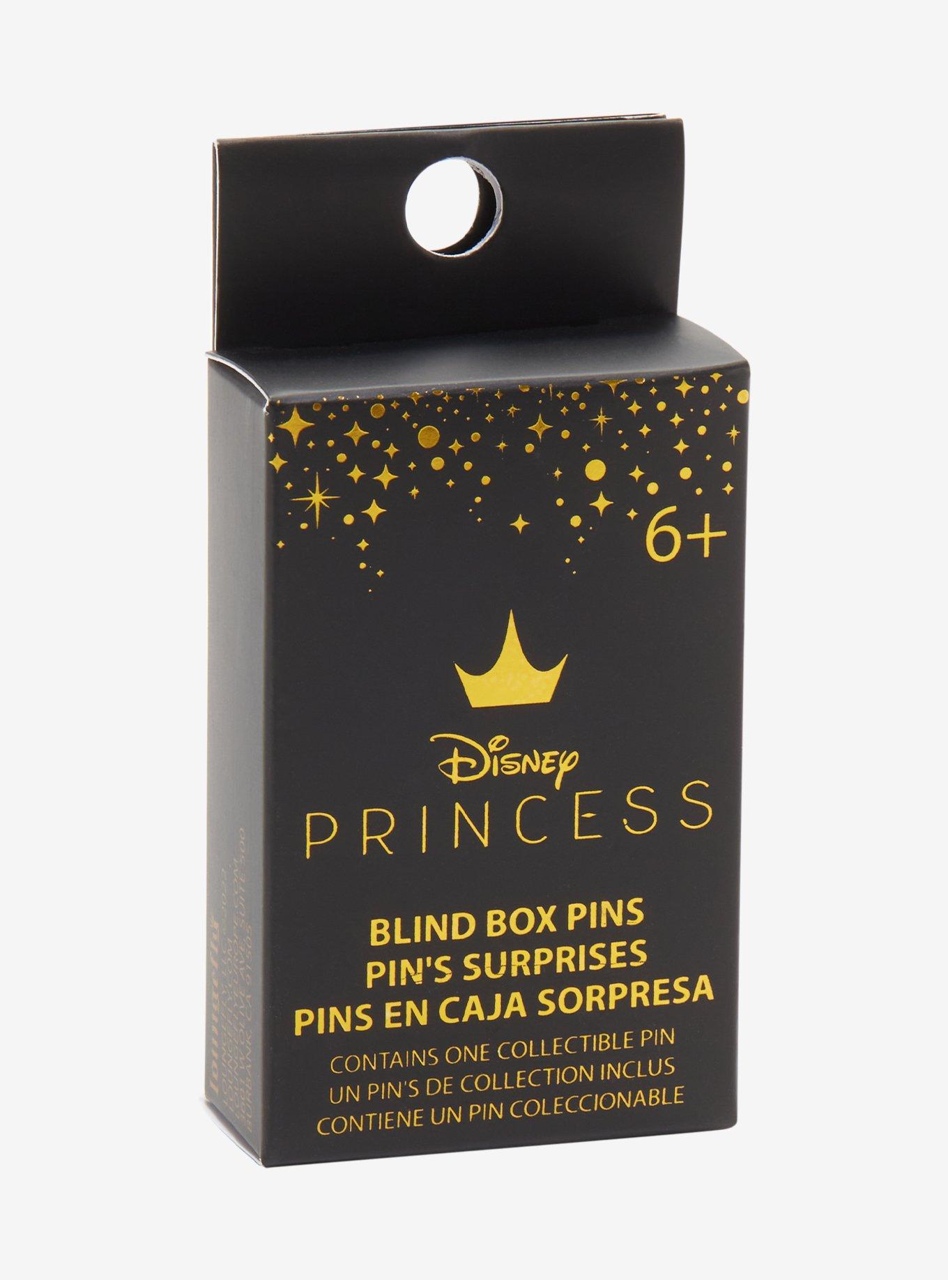 Loungefly Disney Princess Chibi Floral Blind Box Enamel Pin, , alternate