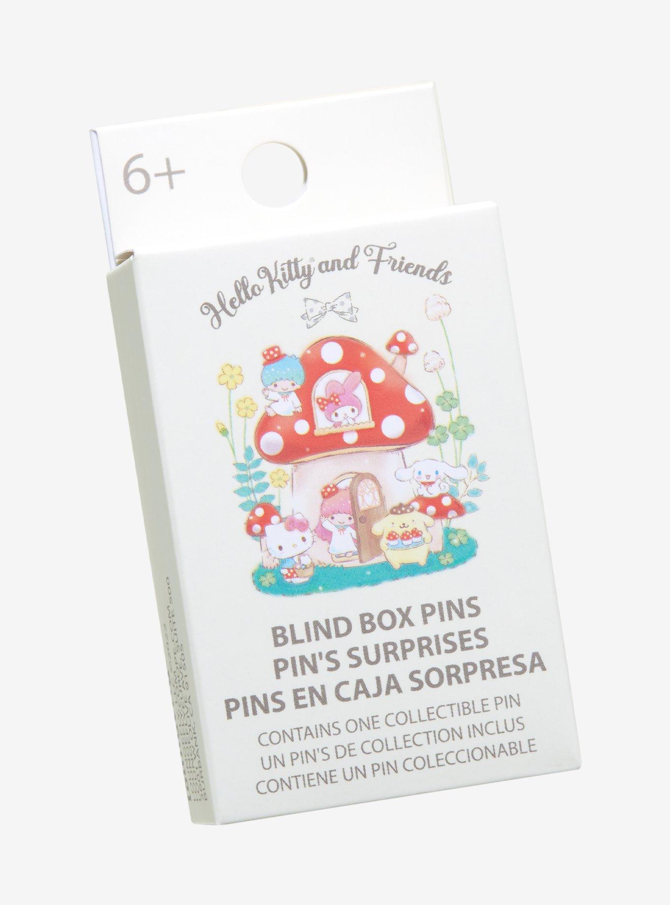 Hello Kitty And Friends Mushroom Hat Characters Blind  Box Enamel Pin, , alternate
