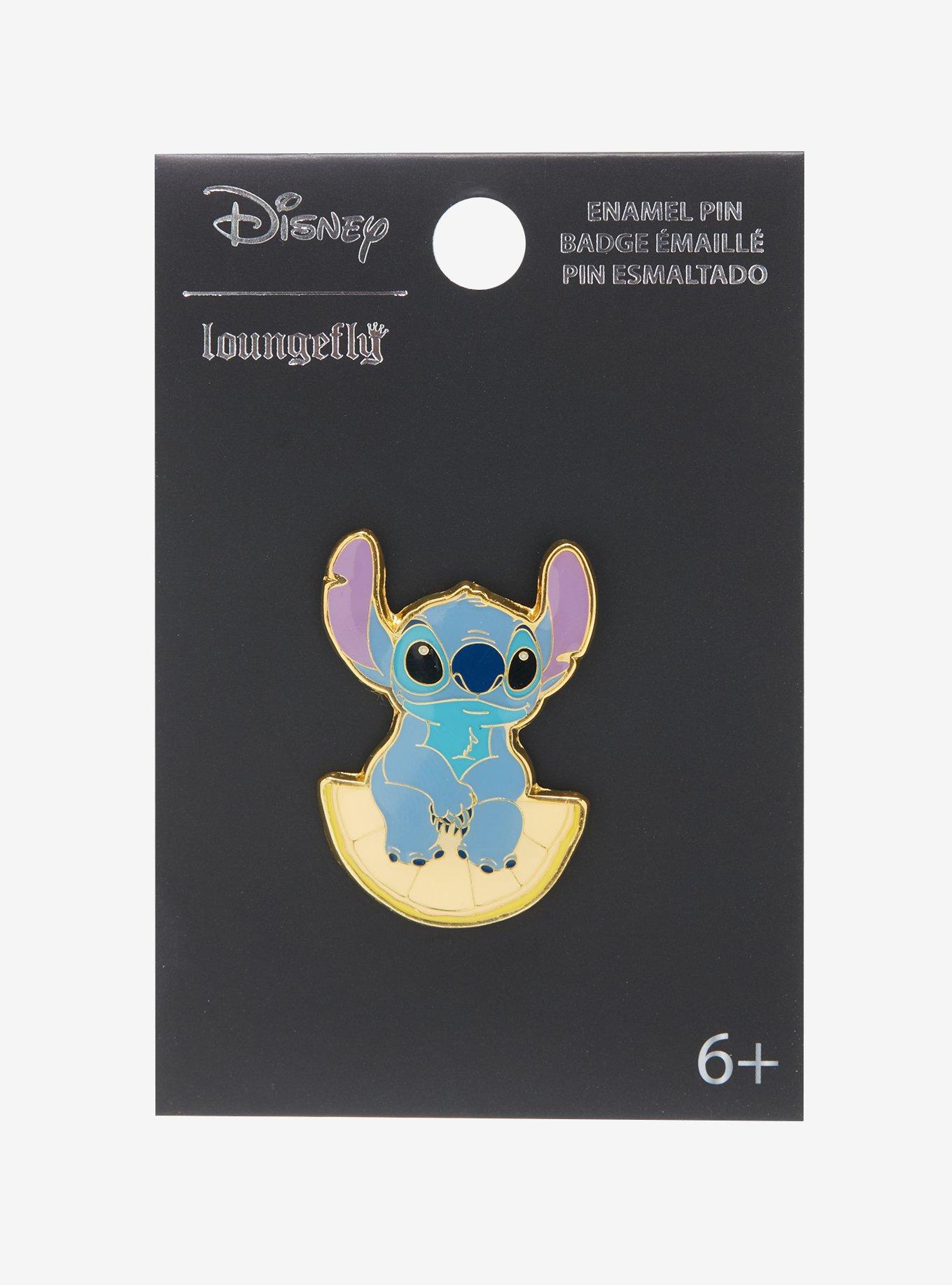Loungefly Disney Lilo & Stitch Lemon Enamel Pin, , alternate