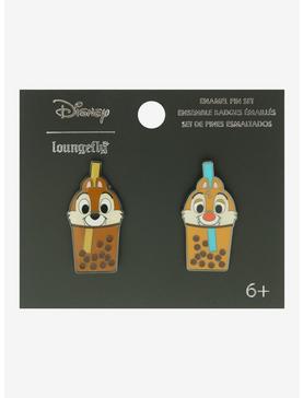 Loungefly Disney Chip 'N' Dale Boba Enamel Pin Set, , hi-res