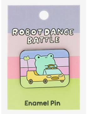 Car Frog Enamel Pin By Robot Dance Battle, , hi-res