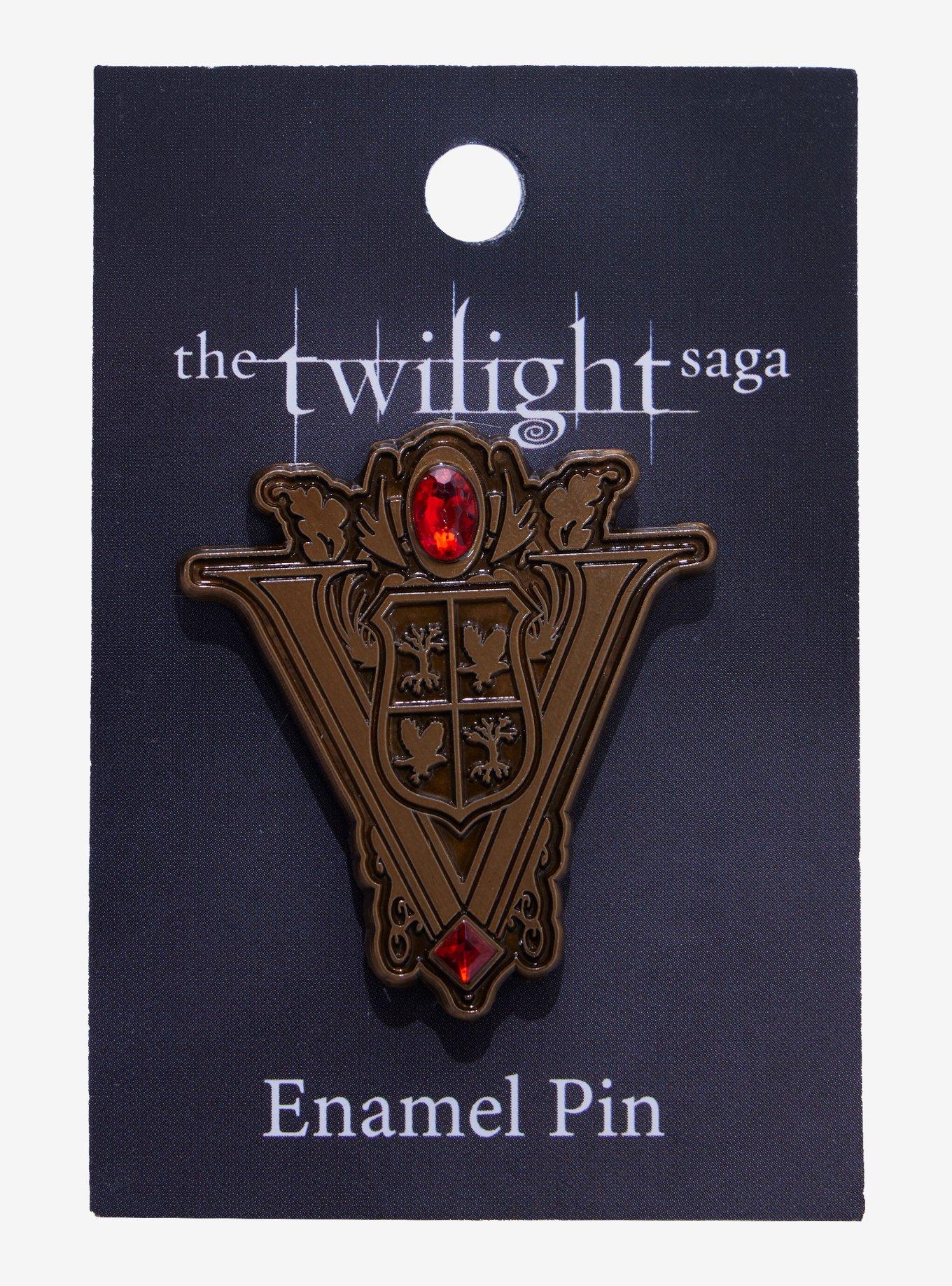 The Twilight Saga Volturi Crest Enamel Pin, , alternate