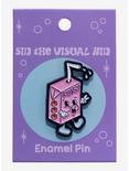 Peach Juice Carton Enamel Pin By Sid The Visual Kid, , alternate