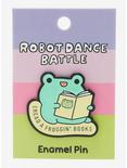 Frog Read A Book Enamel Pin By Robot Dance Battle, , alternate