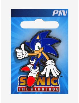 Sonic The Hedgehog Thumbs Up Enamel Pin, , hi-res