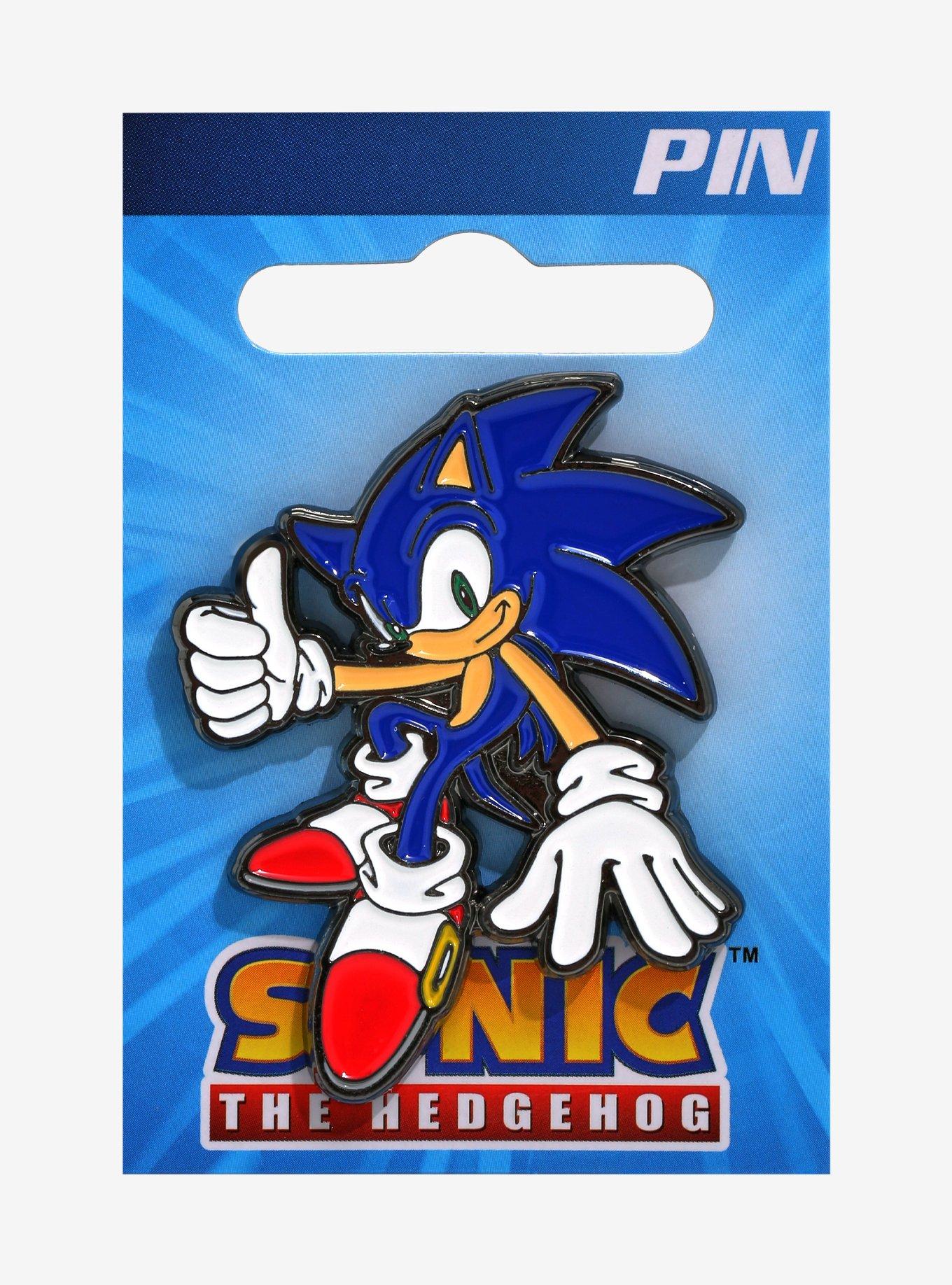 Sonic The Hedgehog Thumbs Up Enamel Pin, , alternate