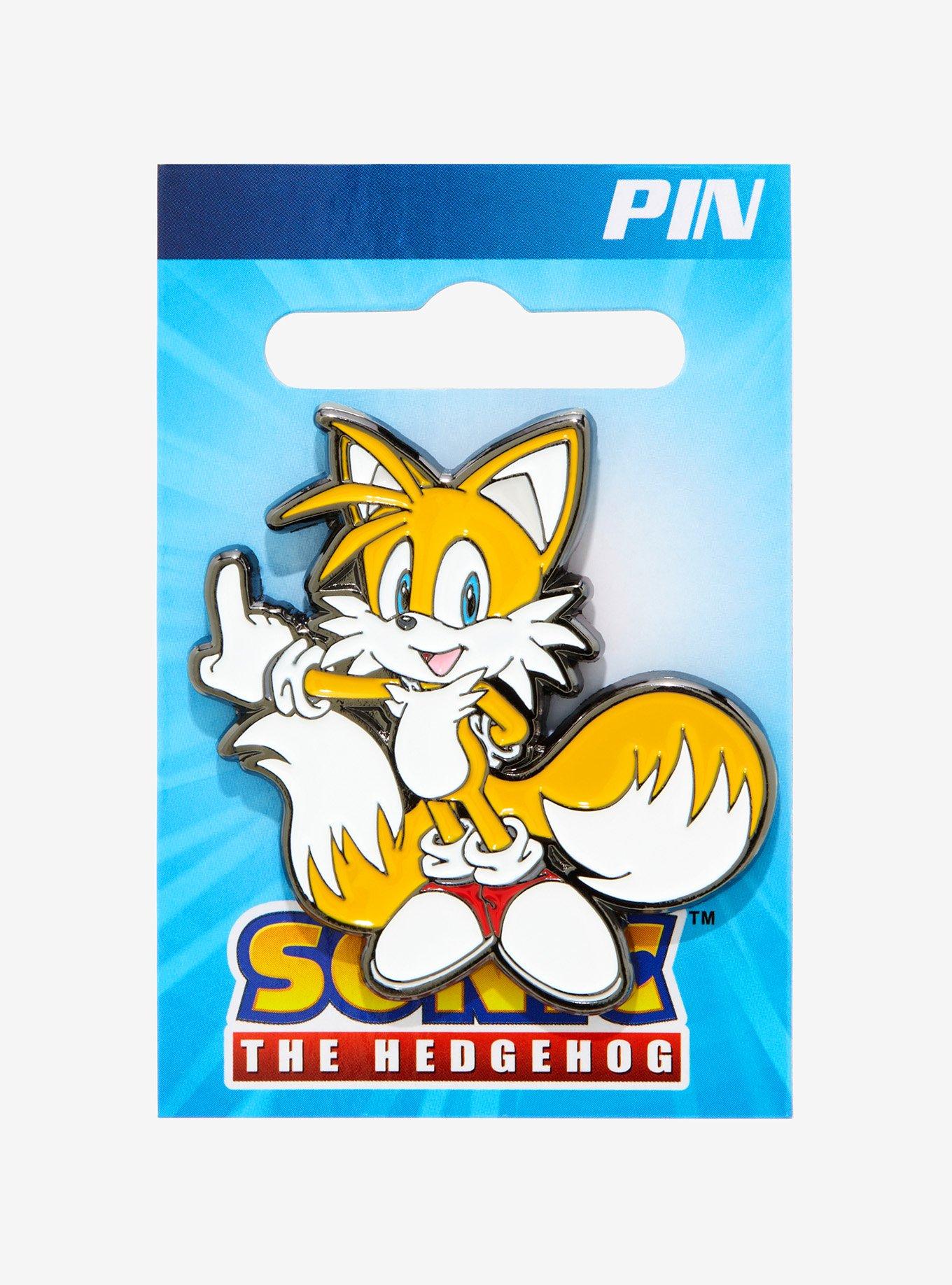 Sonic The Hedgehog Tails Enamel Pin, , alternate