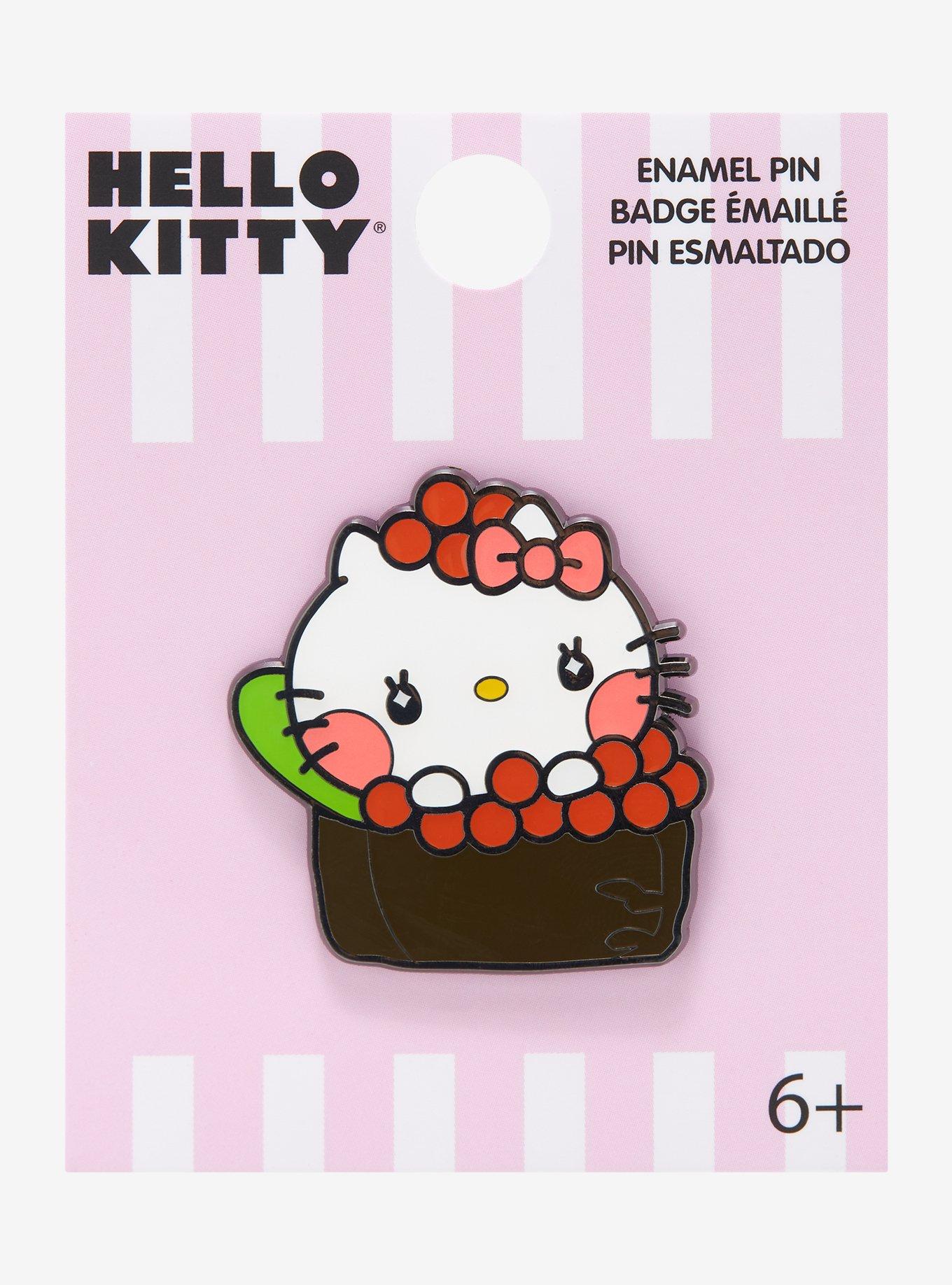 Hello Kitty Sushi Chibi Enamel Pin, , hi-res