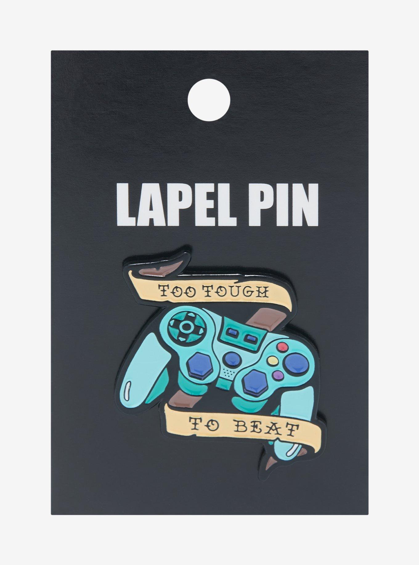 Tough Gamer Remote Control Enamel Pin, , alternate