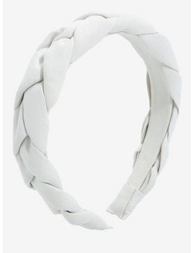 White Braided Headband, , hi-res