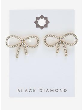Bejeweled Bow Stud Earrings, , hi-res