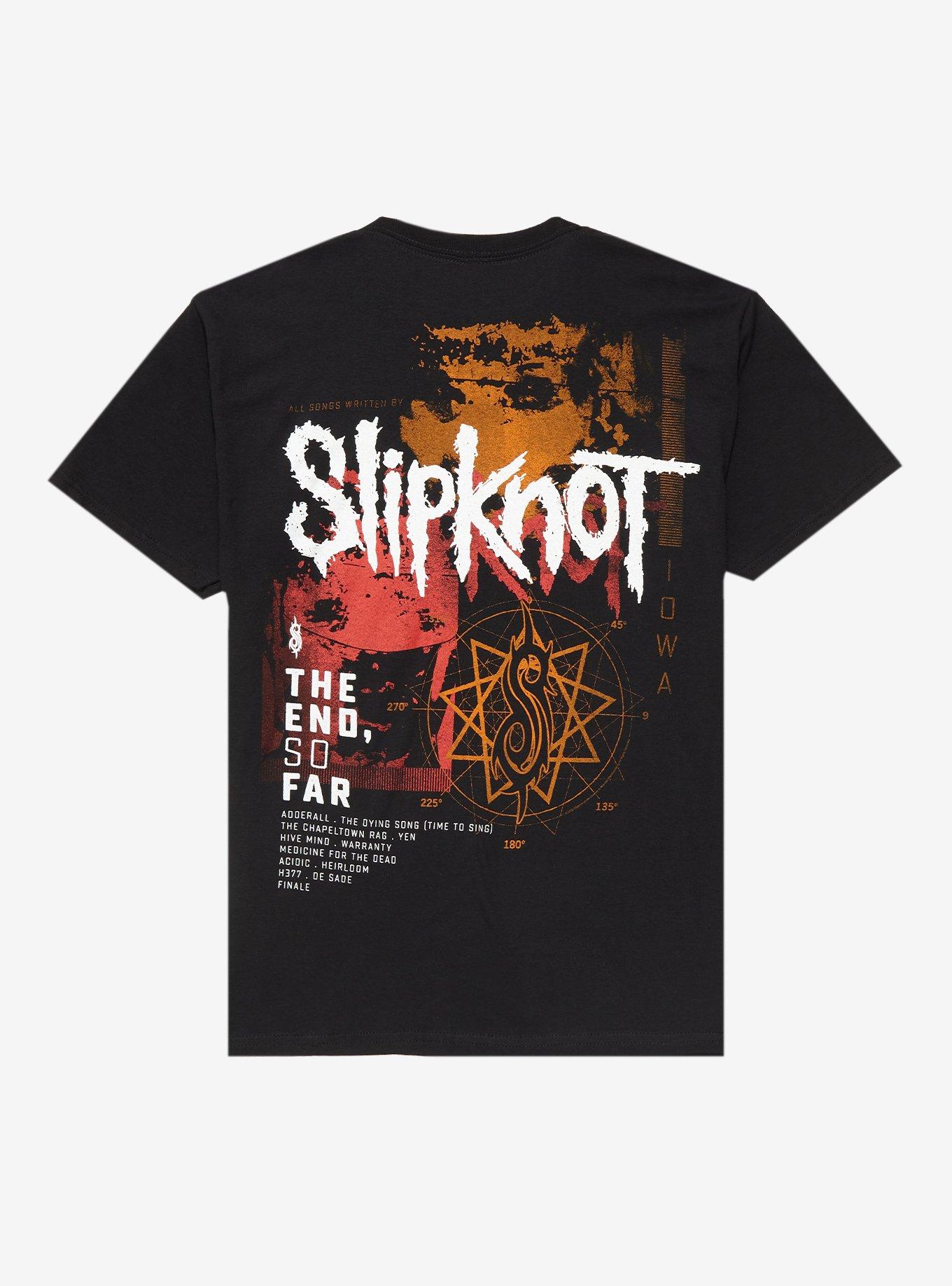 Slipknot The End, So Far Two-Sided Boyfriend Fit Girls T-Shirt, BLACK, alternate