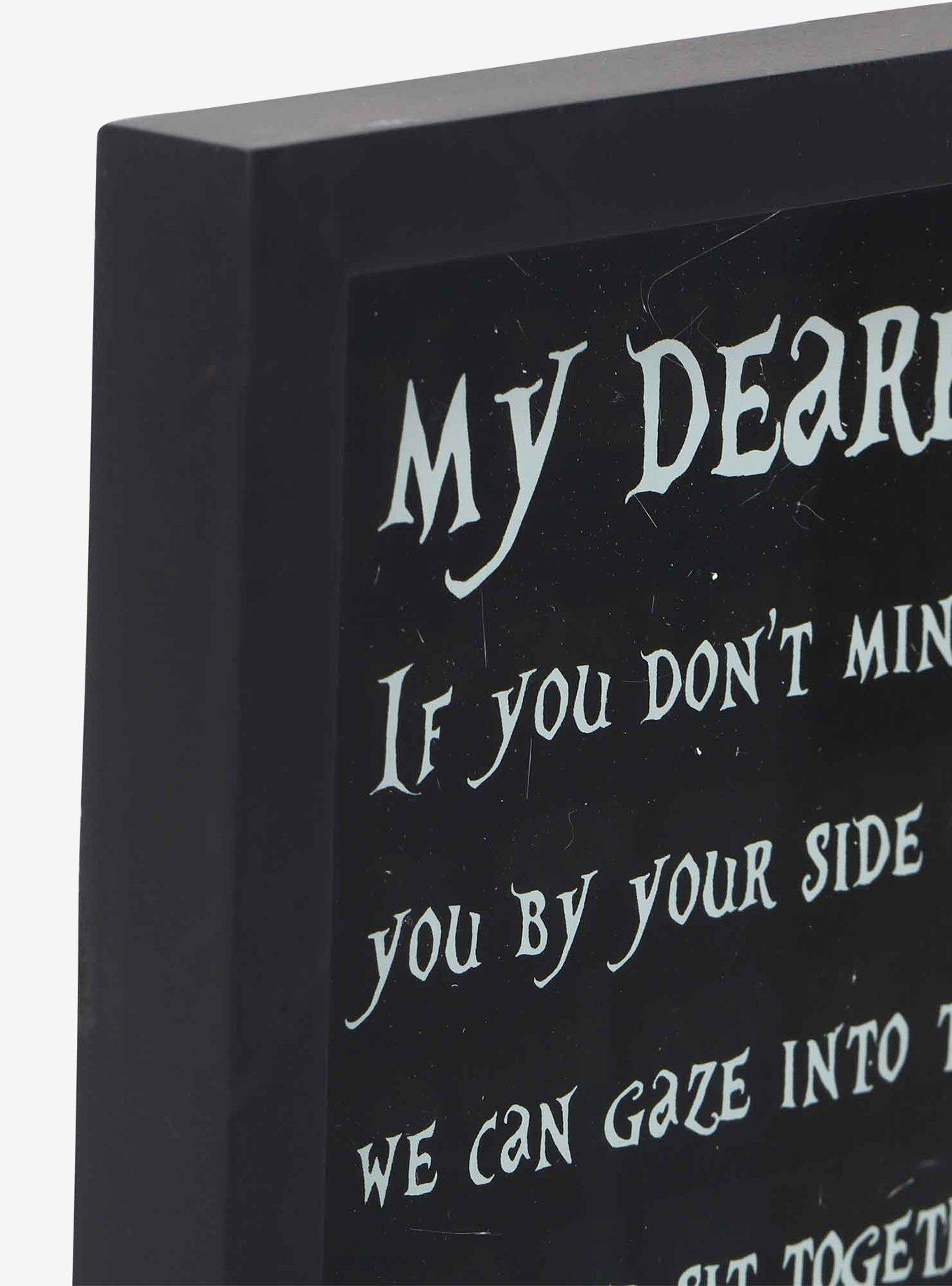 Disney The Nightmare Before Christmas My Dearest Friend Framed Printed Glass Wall Decor, , alternate