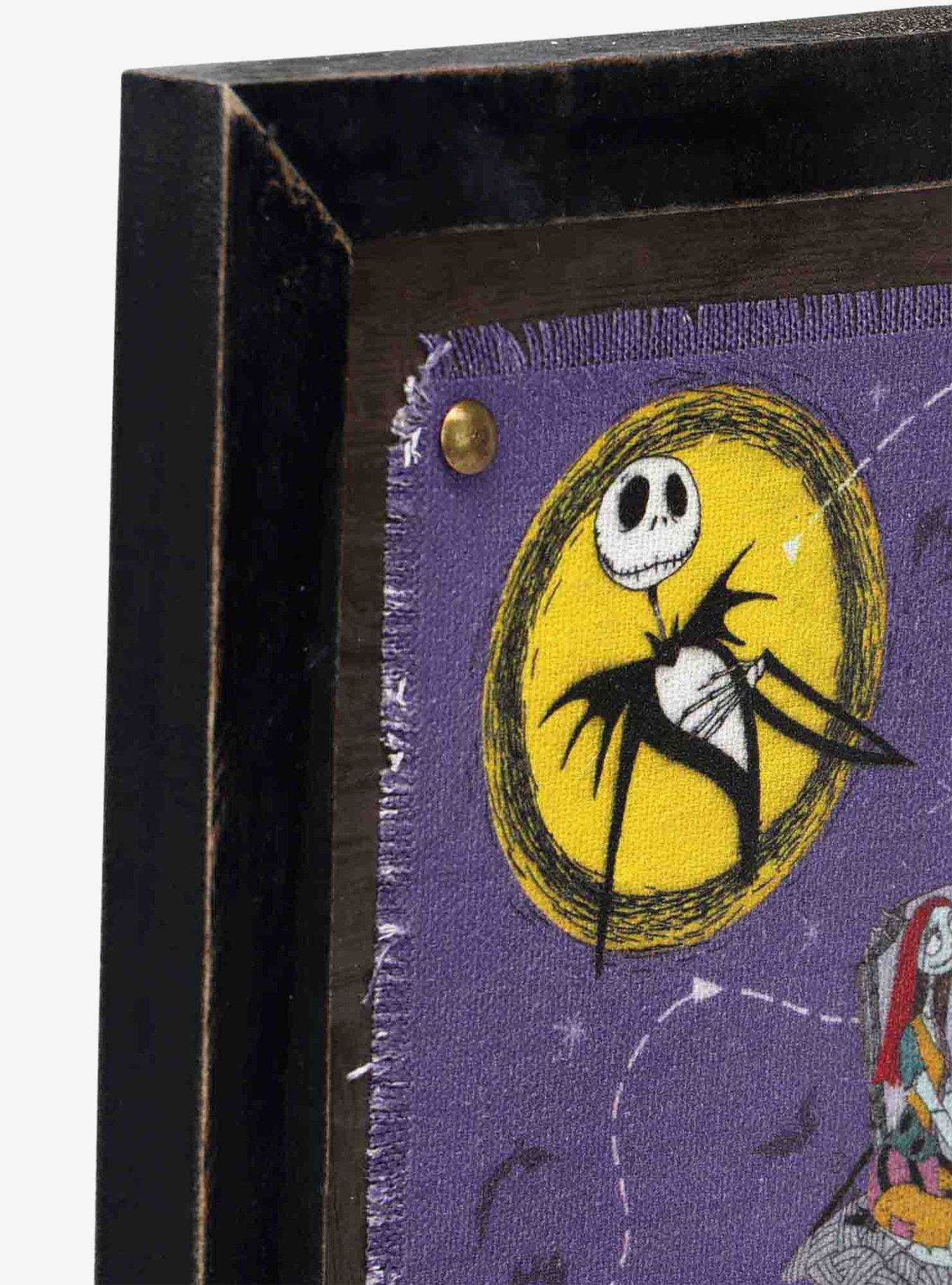 Disney The Nightmare Before Christmas Halloween Town Map Framed Canvas Wall Decor, , alternate