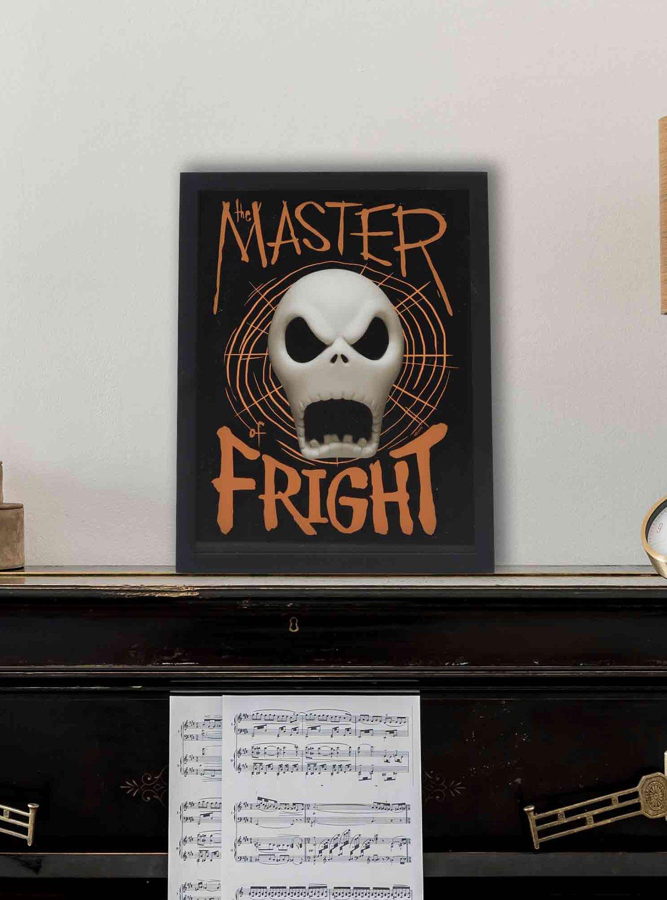 Disney The Nightmare Before Christmas The Master of Fright Framed Printed Glass Wall Decor