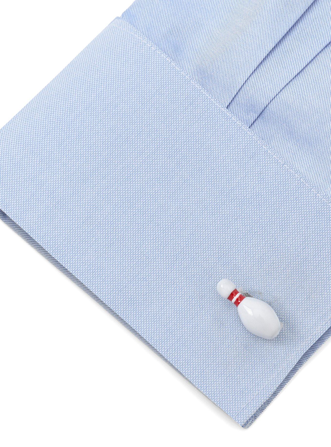 3D Bowling Pin & Ball Cufflinks, , alternate
