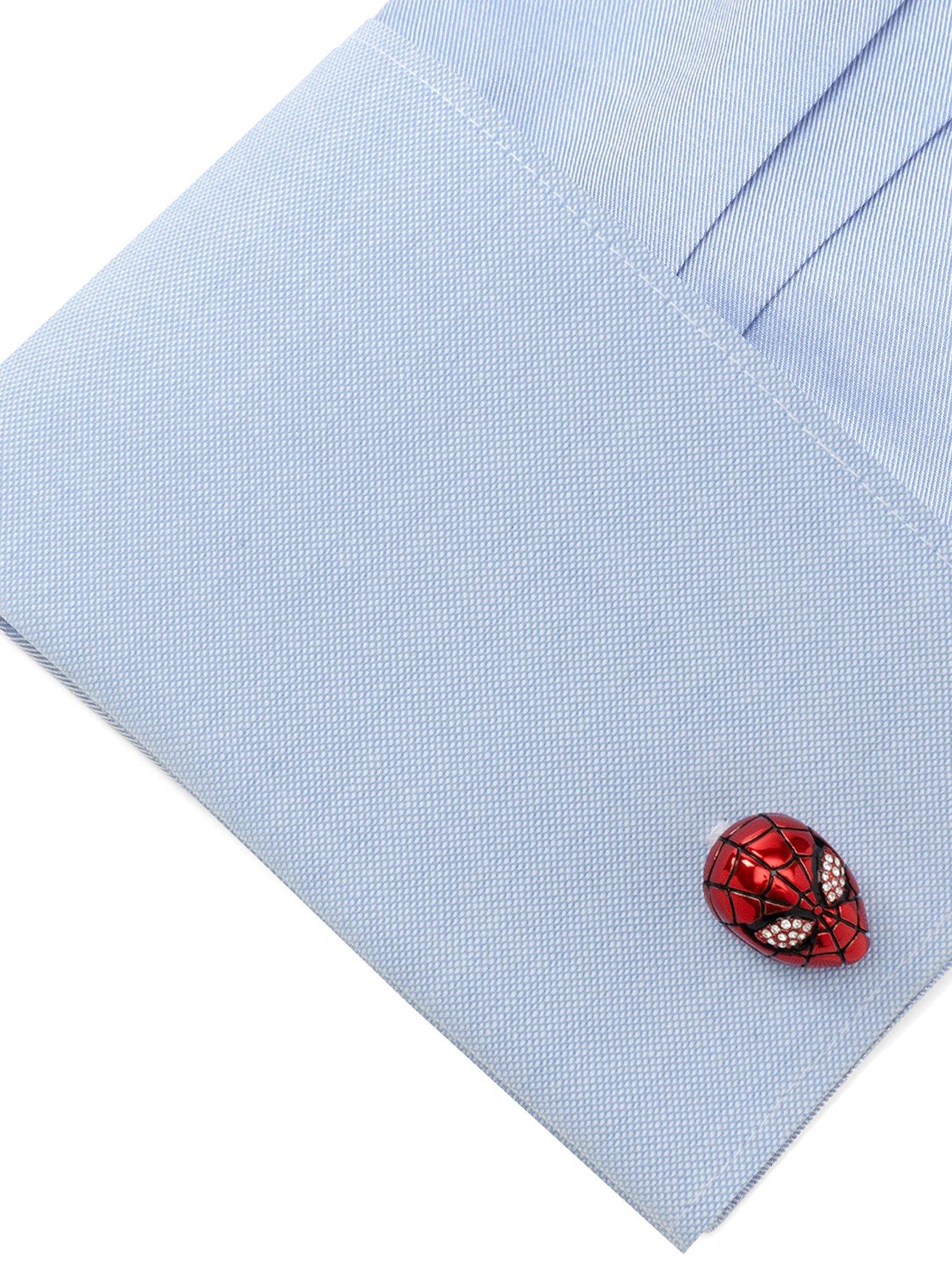 Marvel Spider-Man 3D Crystal Cufflinks, , alternate