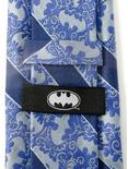 DC Comics Batman Multi Emblem Blue Men's Tie, , alternate