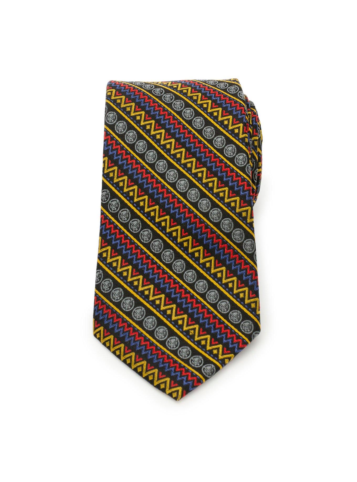 Marvel Black Panther Tribal Stripe Men's Tie, , alternate
