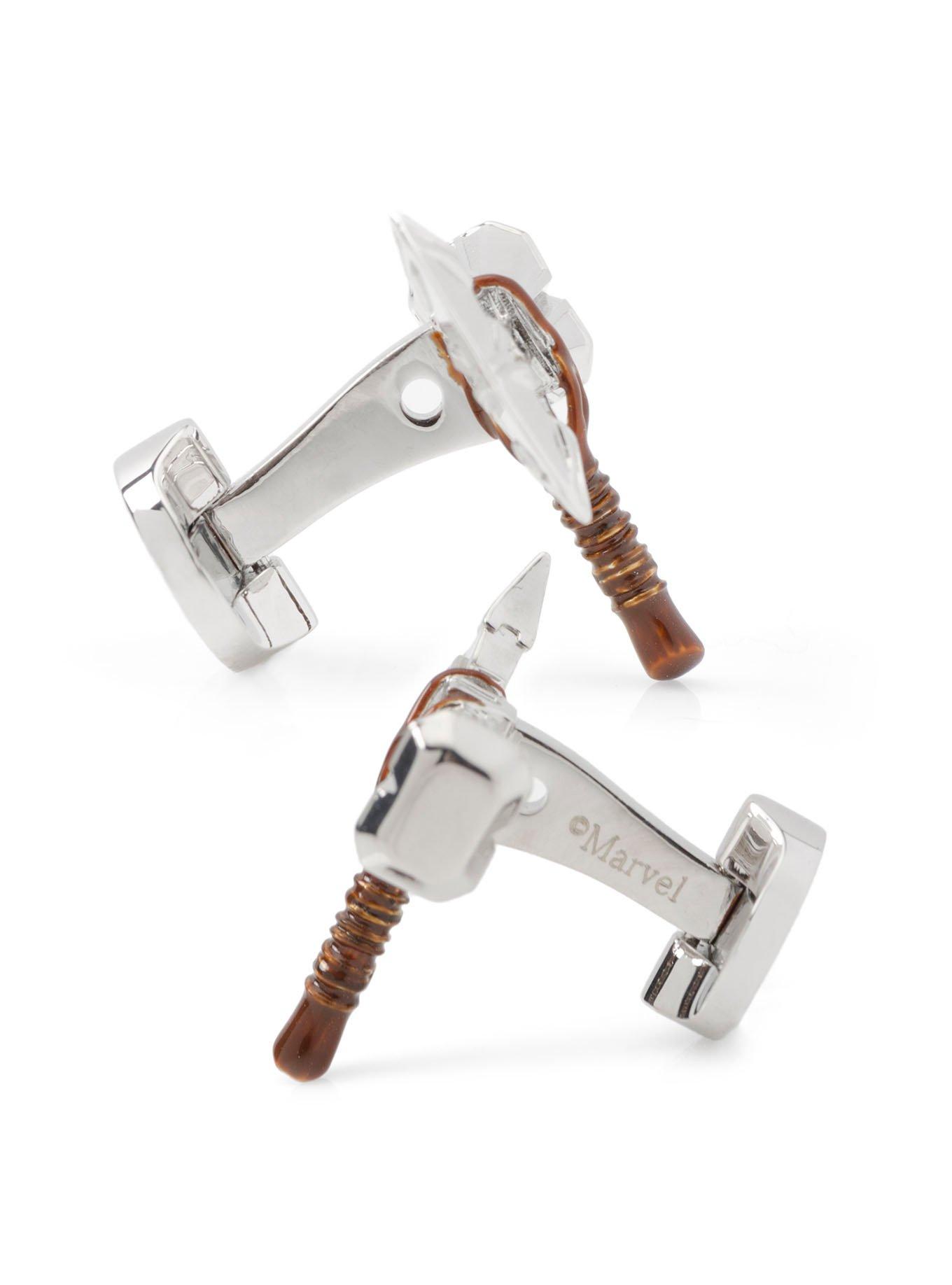 Marvel Thor Stormbreaker 3D Silver Cufflinks