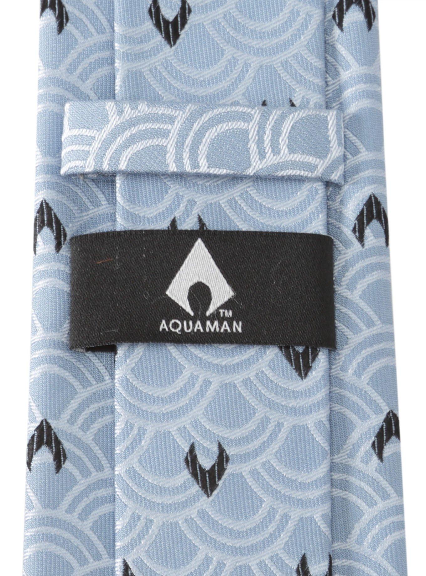 DC Comics Aquaman Blue Men's Tie, , alternate
