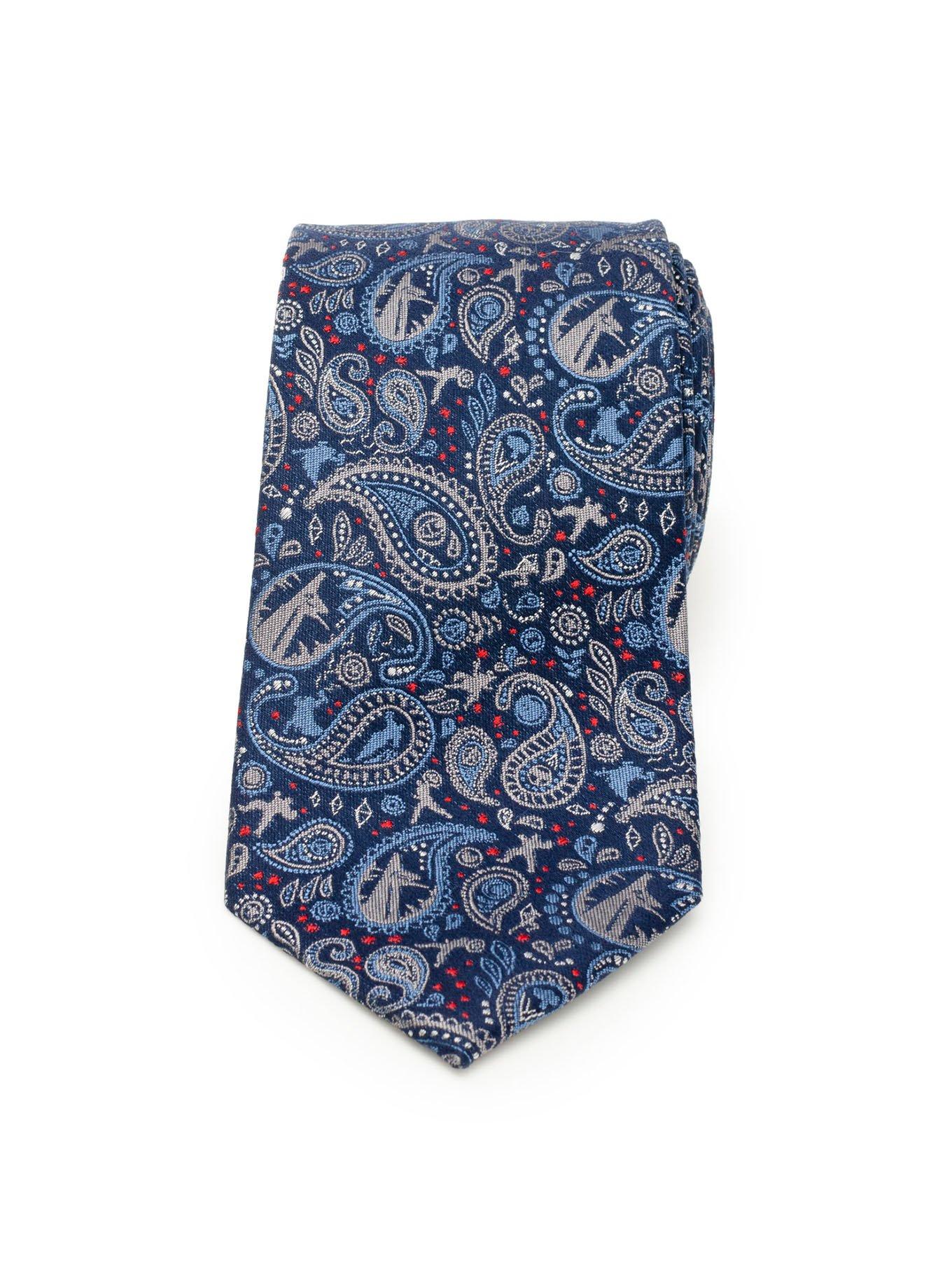 Marvel Avengers Blue Multi Paisley Men's Tie, , alternate