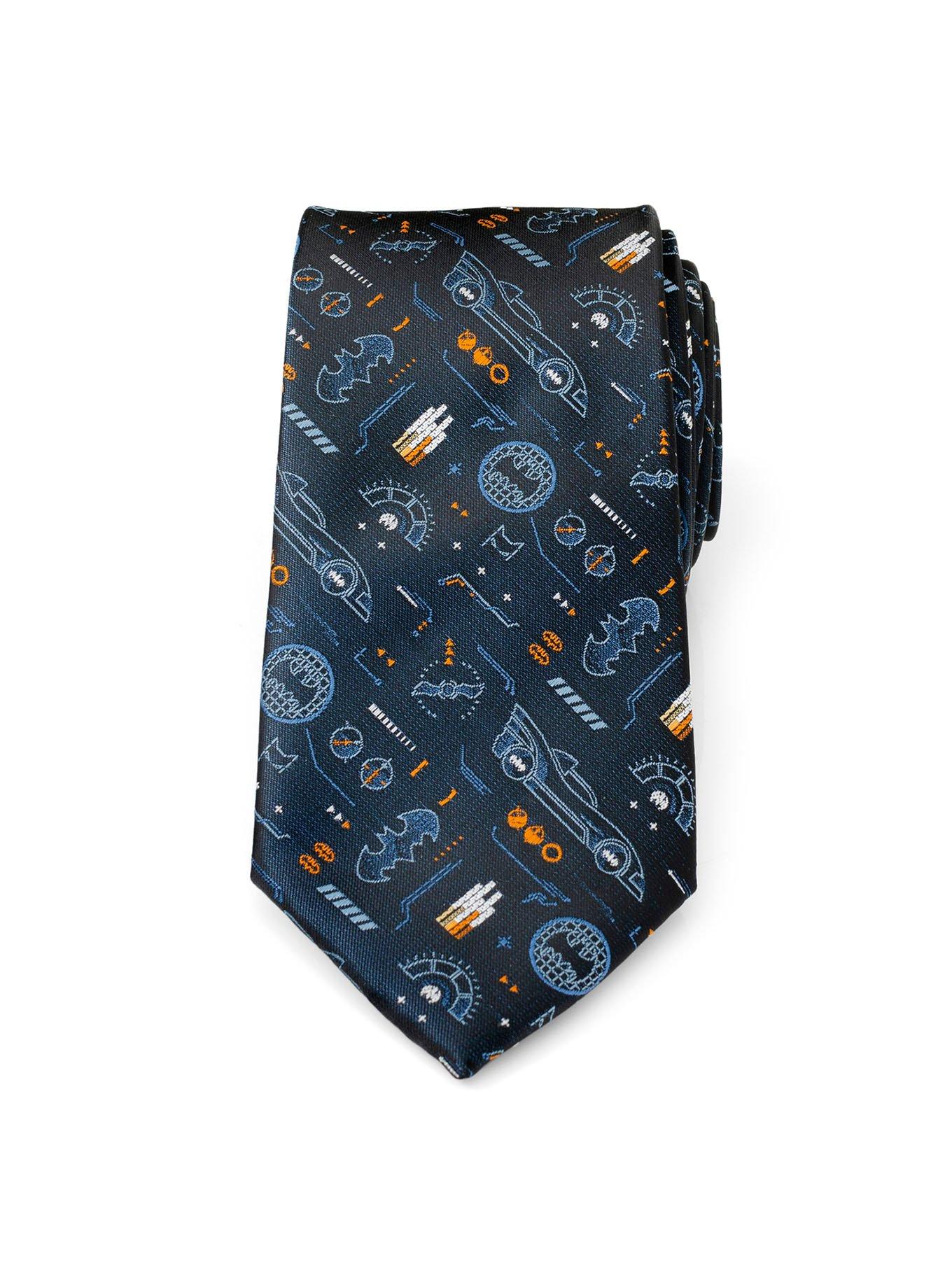 DC Comics Batman Batmobile Black Men's Tie, , alternate