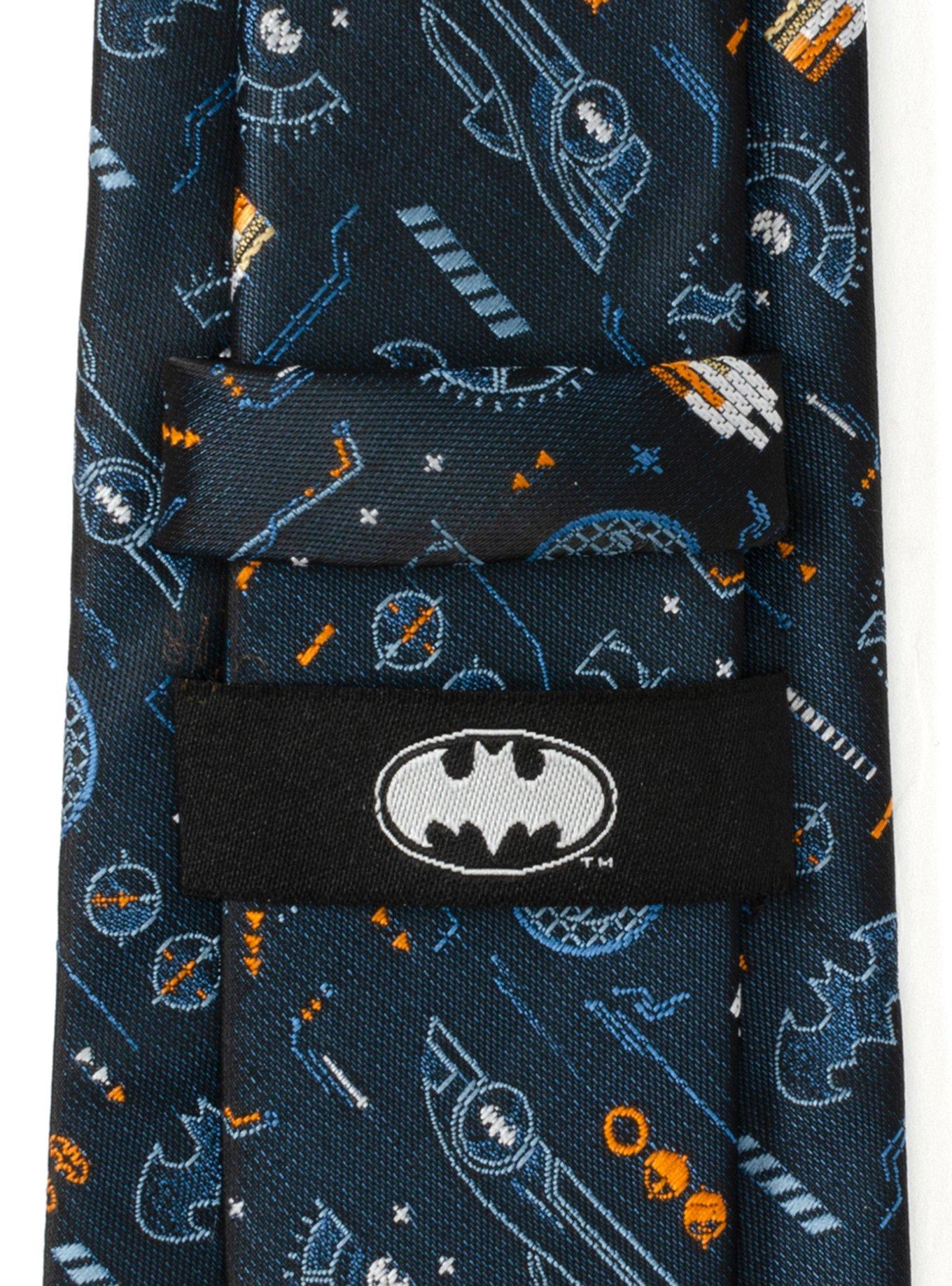 DC Comics Batman Batmobile Black Men's Tie, , alternate