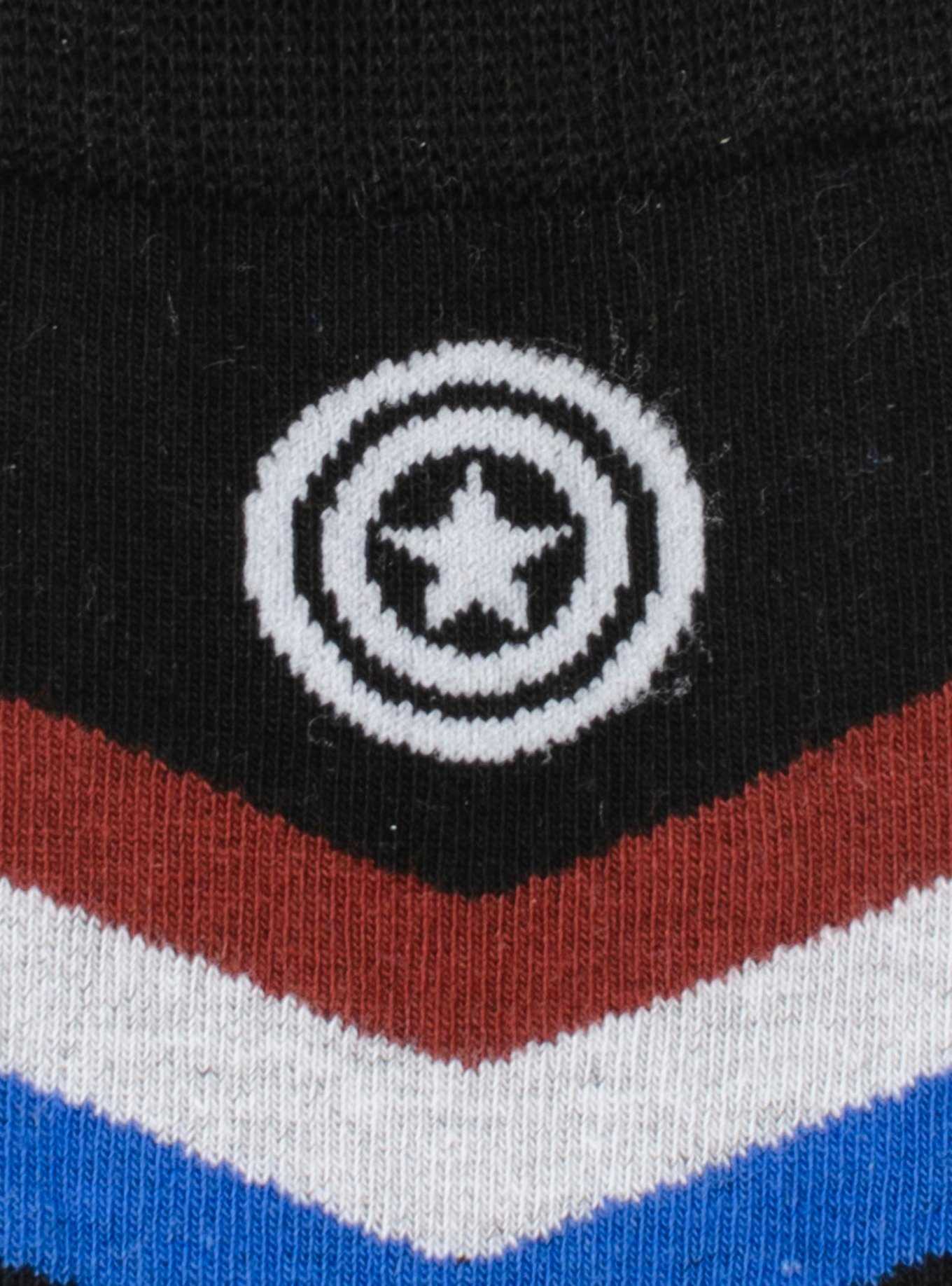 Marvel Captain America Chevron Stripe Men's Socks, , hi-res