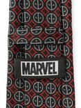 Marvel Deadpool Mask Black Men's Tie, , alternate