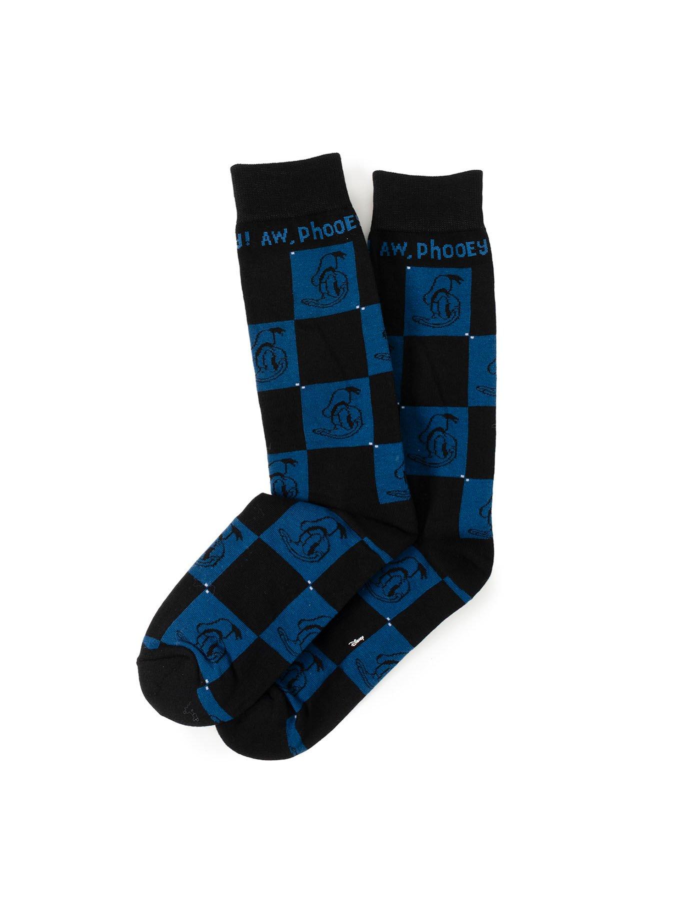 Disney Donald Duck Checkered "Aw Phooey" Socks, , hi-res