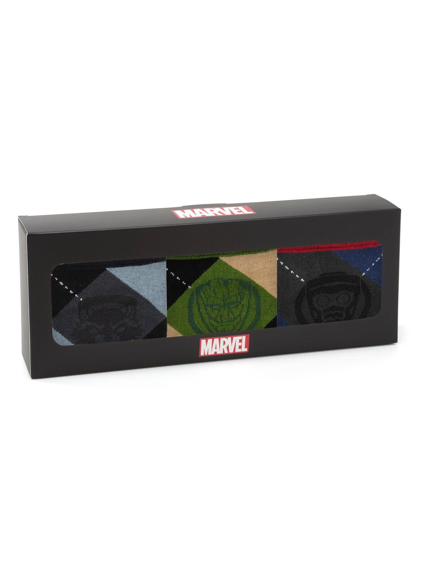 Marvel Guardians of the Galaxy Argyle Sock 3-Pack, , hi-res