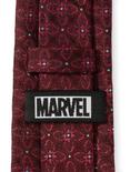 Marvel Iron Man Helmet Burgundy Multi Men's Tie, , alternate