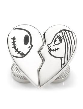 Plus Size Disney The Nightmare Before Christmas Jack & Sally Simply Meant to Be Cufflinks, , hi-res