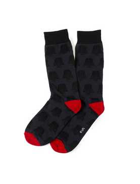 Star Wars Darth Vader Black and Red Men's Sock, , hi-res