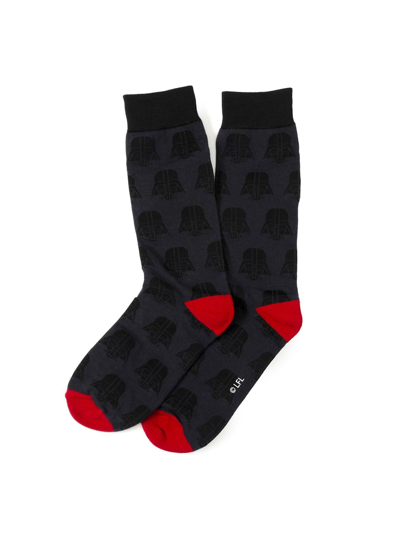 Star Wars Darth Vader Black and Red Men's Sock, , alternate