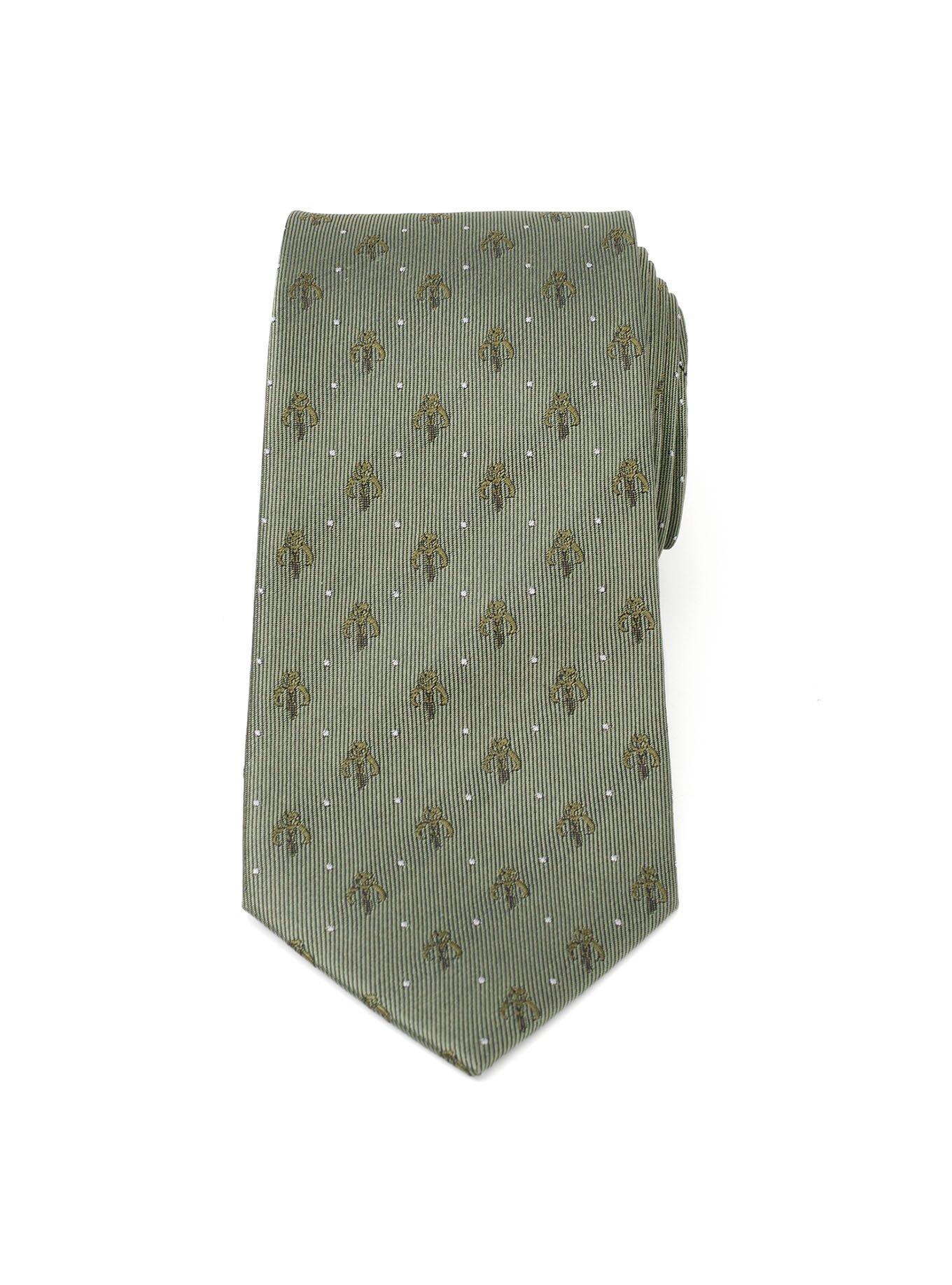 Star Wars The Mandalorian Sigil Sage Green Men's Tie