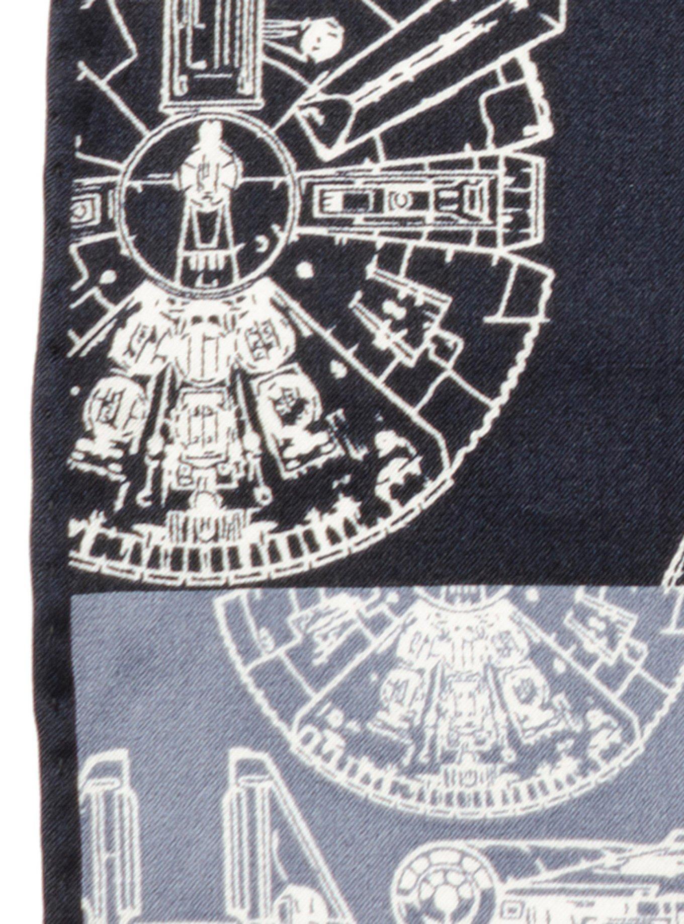 Star Wars Millennium Falcon Pocket Square, , alternate