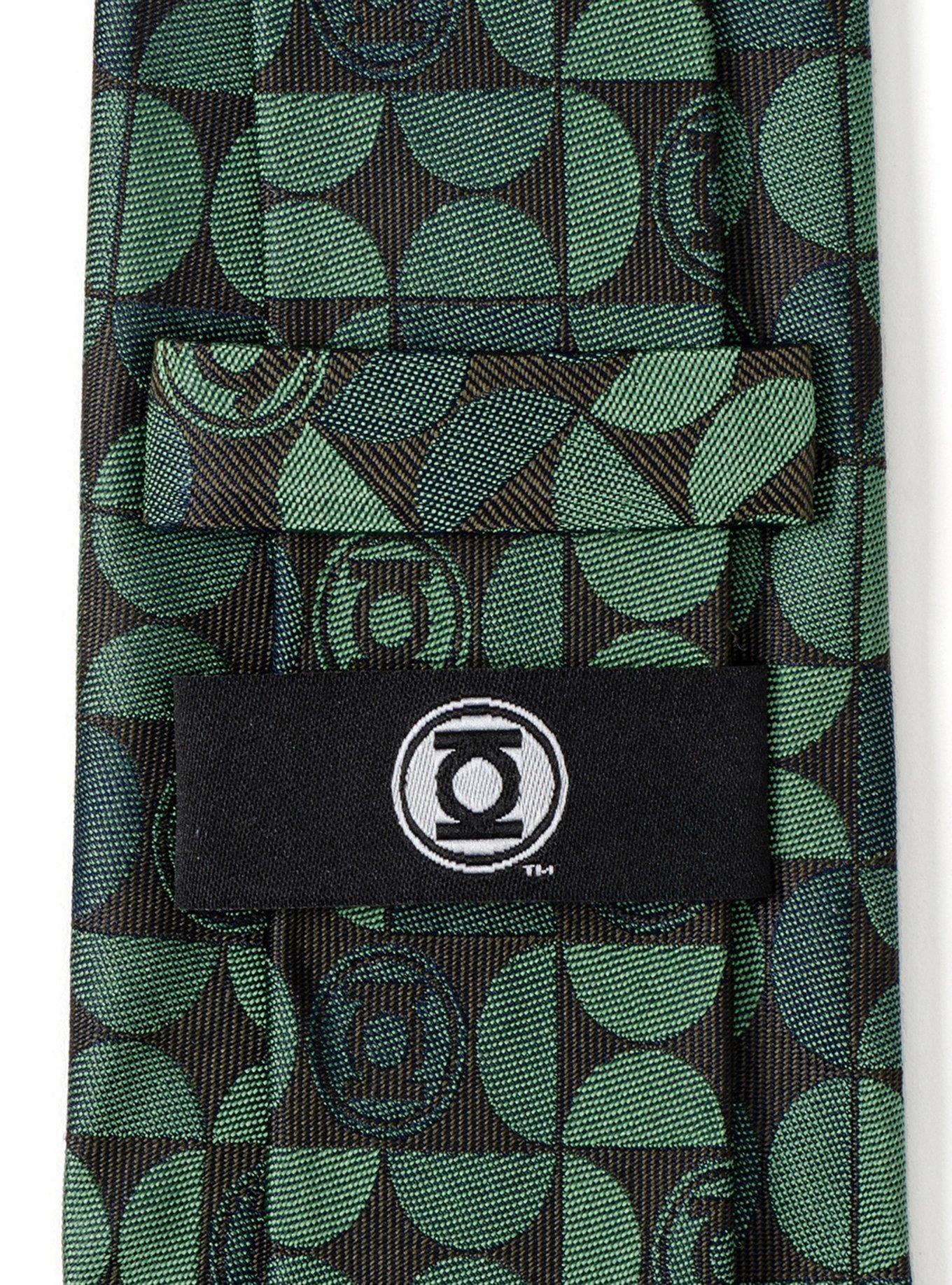 DC Comics Green Lantern Logo Men's Tie, , alternate
