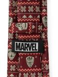 Marvel Guardians of the Galaxy Fair Isle Red Men's Tie, , alternate