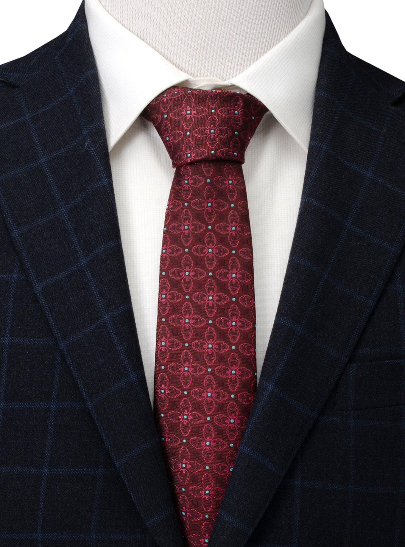 Marvel Iron Man Burgundy Multi Men's Tie, , hi-res
