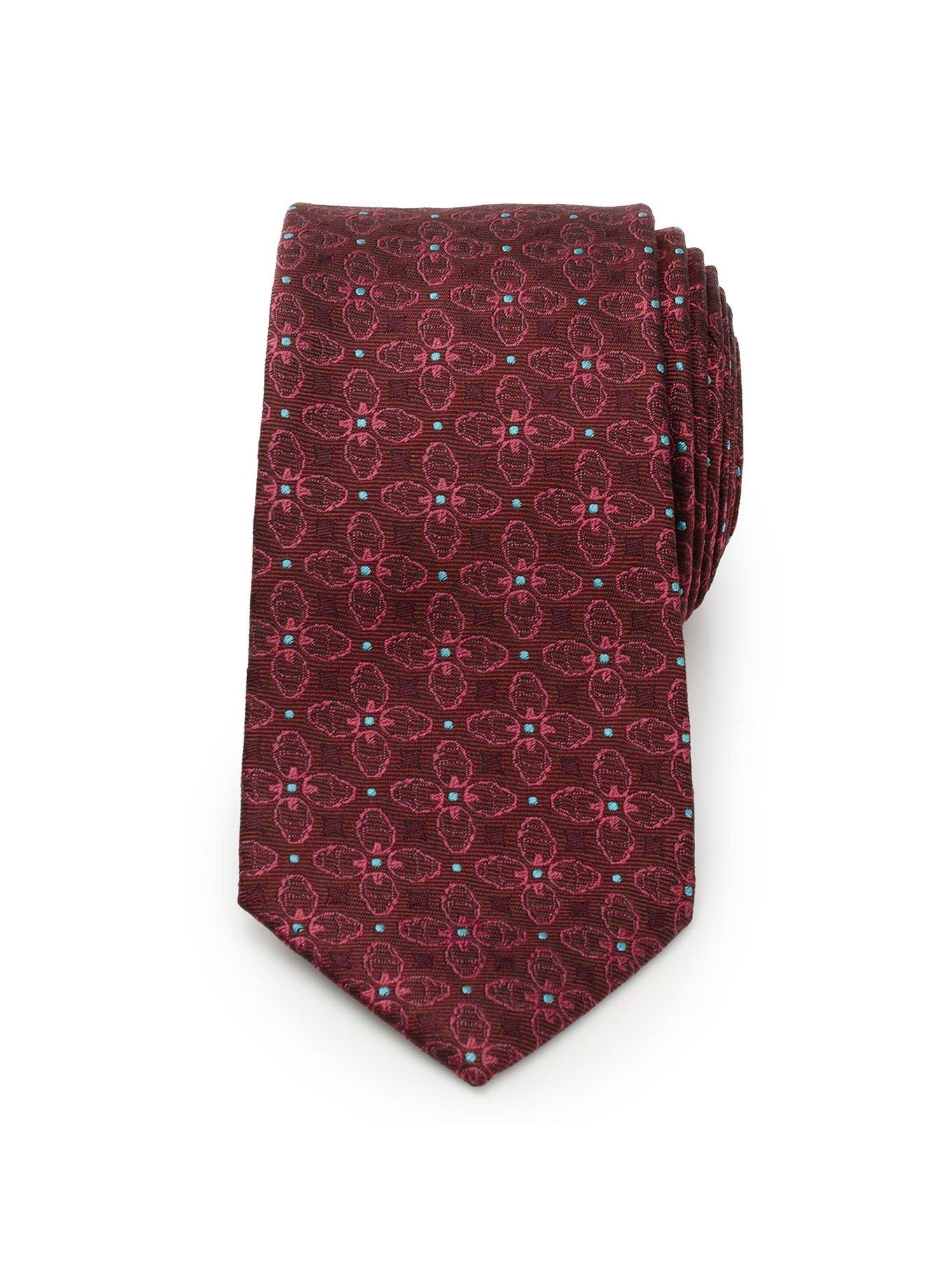 Marvel Iron Man Burgundy Multi Men's Tie, , alternate