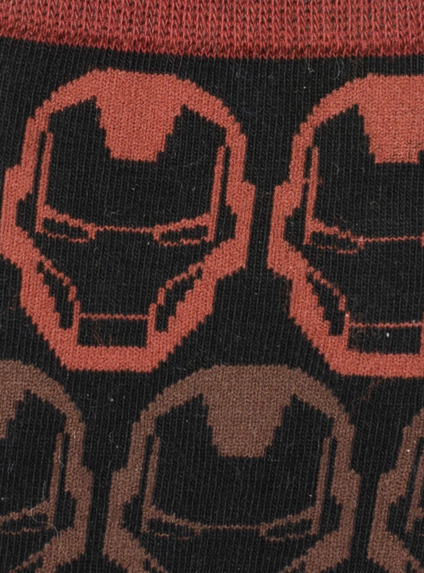 Marvel Iron Man Red Ombre Men's Socks, , alternate
