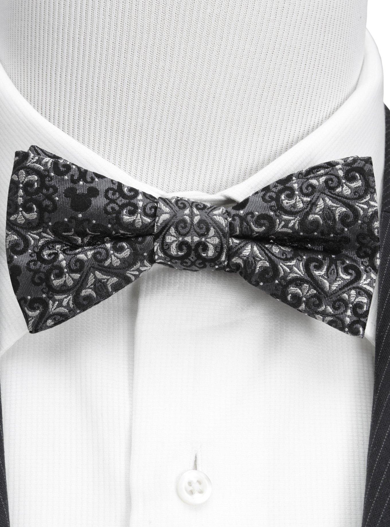 Disney Mickey Mouse Damask Tile Bow Tie, , alternate